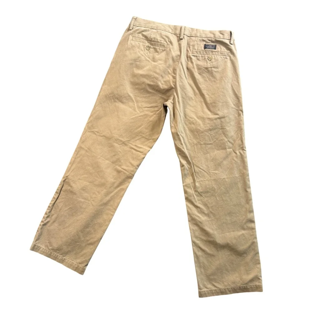 Banana Republic‎ Dawson Chino Mens 33x29 Tan Khaki Straight Leg Pants Old Money